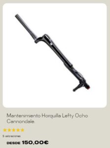 Mantenimiento Horquilla Lefty Ocho Cannondale